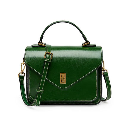 Sac Bandoulière Cuir Femme Adele | La Casa du Cuir Vert Foncé / Cuir / Femme Sac bandoulière
