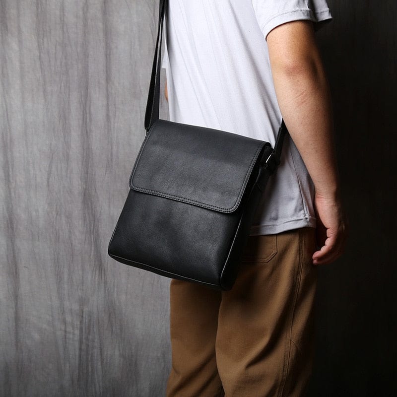 Sac Bandoulière Homme Cuir Élégant | Classique et Pratique Sac bandoulière