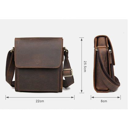 Sac Bandoulière Homme Cuir Classique | Style Vintage Élégant Sac bandoulière