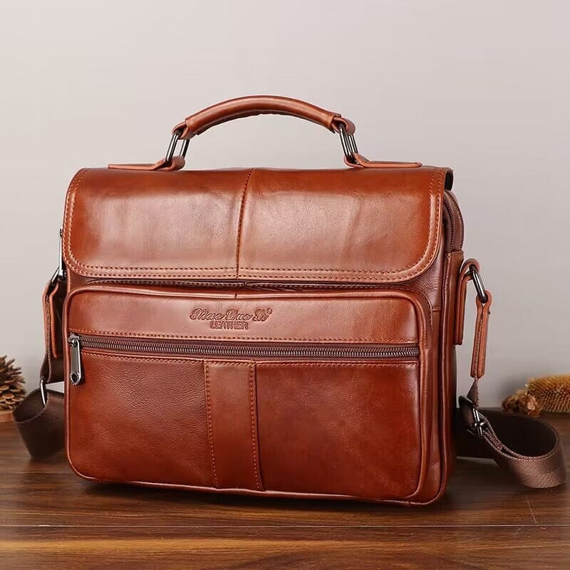 Sac Bandoulière Homme Cuir Théo | La Casa du Cuir Marron / Cuir / Homme Sac bandoulière