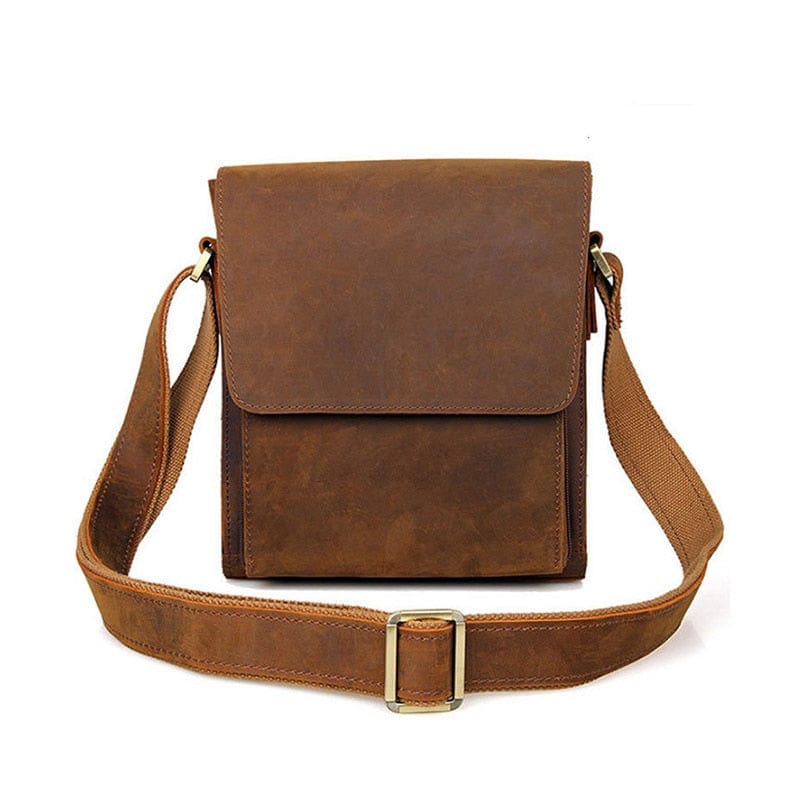 Sac Bandoulière Homme Cuir Classique | Style Vintage Élégant Sac bandoulière