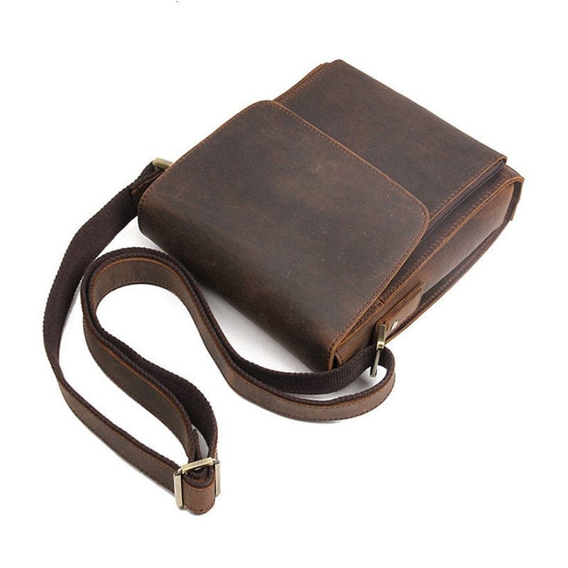Sac Bandoulière Homme Cuir Classique | Style Vintage Élégant Sac bandoulière