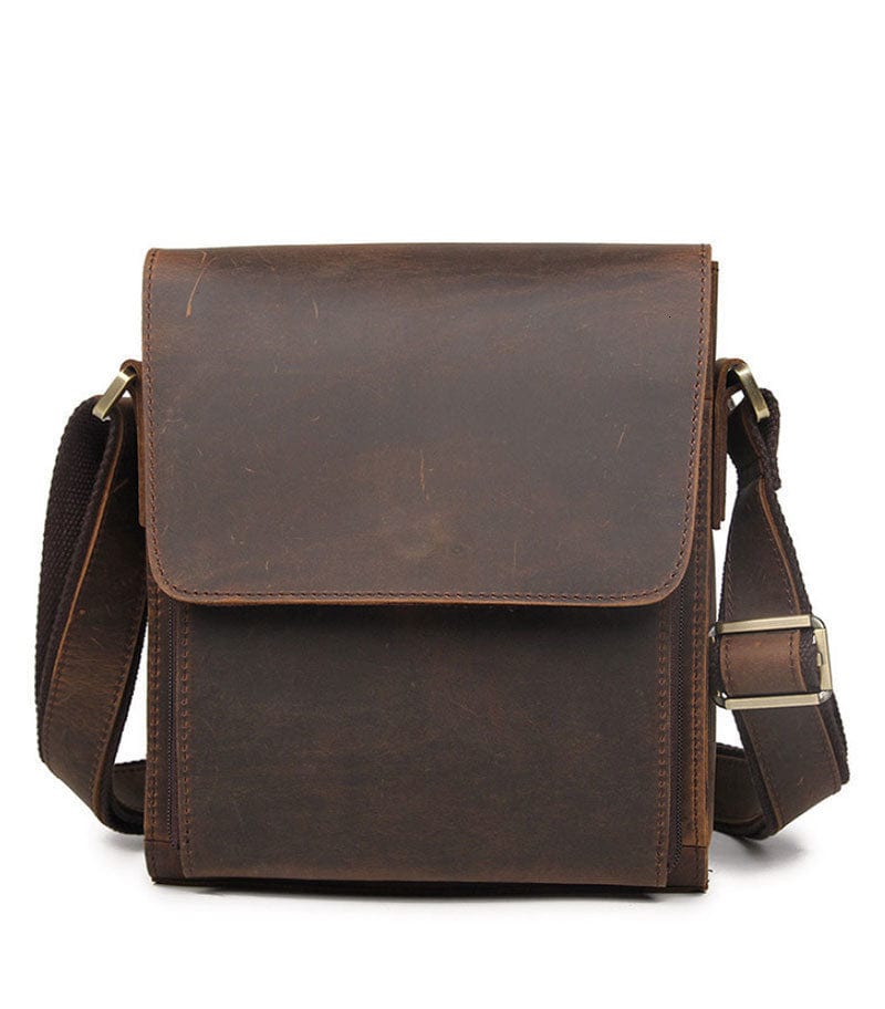 Sac Bandoulière Homme Cuir Classique | Style Vintage Élégant Sac bandoulière
