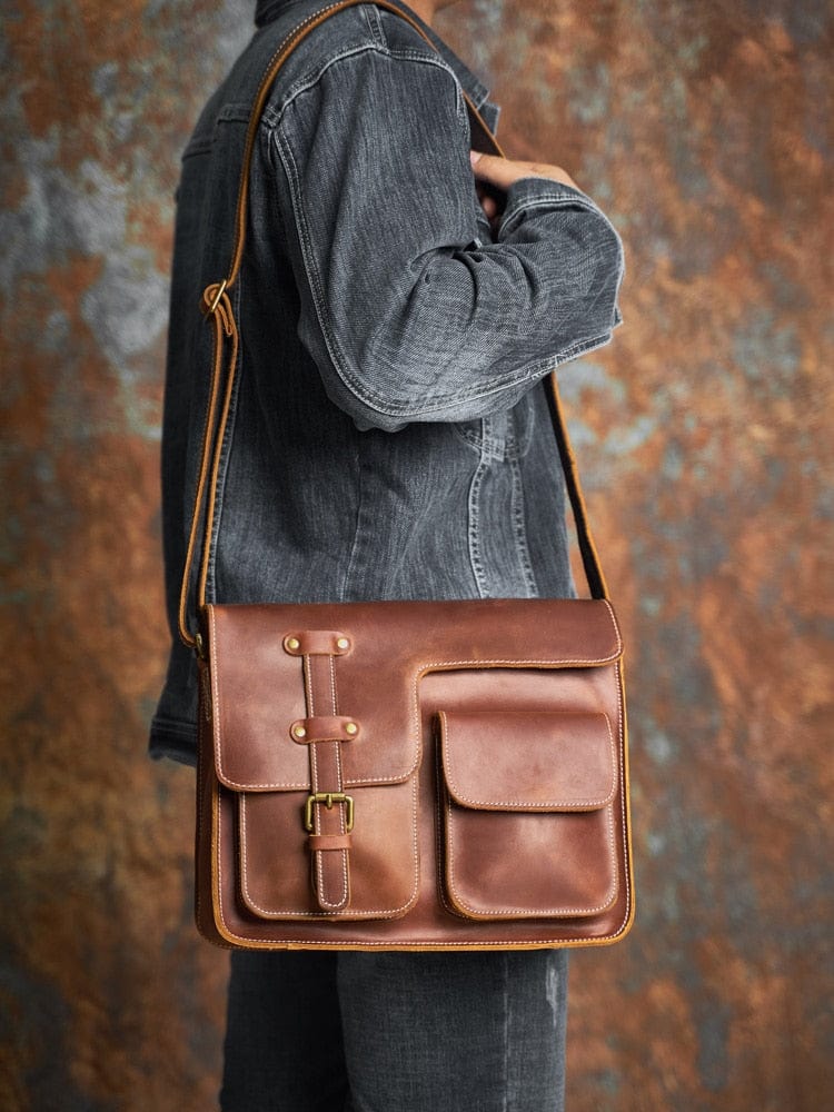Sac Bandoulière Homme Cuir Ethan | La Casa du Cuir Sac bandoulière