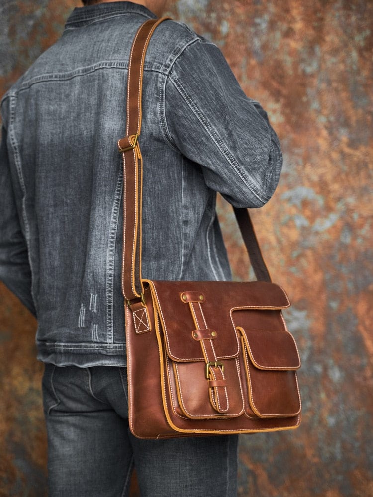 Sac Bandoulière Homme Cuir Ethan | La Casa du Cuir Sac bandoulière