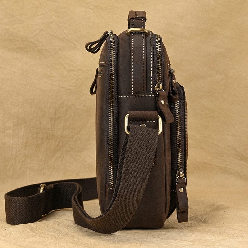 Sac Bandoulière Homme Cuir Travail | Élégant et Pratique Sac bandoulière