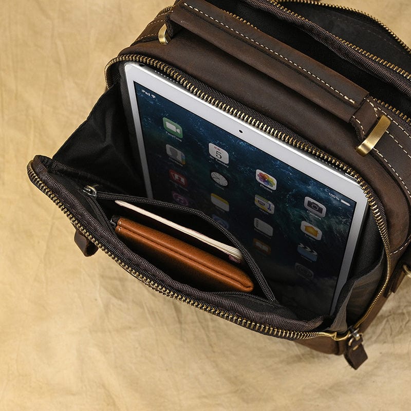 Sac Bandoulière Homme Cuir Travail | Élégant et Pratique Sac bandoulière
