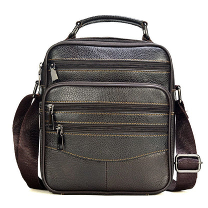 Sac Bandoulière Homme Cuir Compact Noé | Pratique & Élégant Café / Cuir / Homme Sac bandoulière