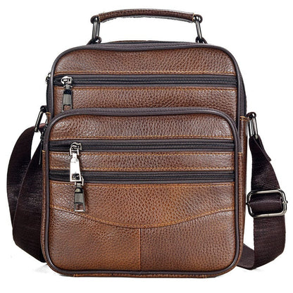 Sac Bandoulière Homme Cuir Compact Noé | Pratique & Élégant Marron / Cuir / Homme Sac bandoulière