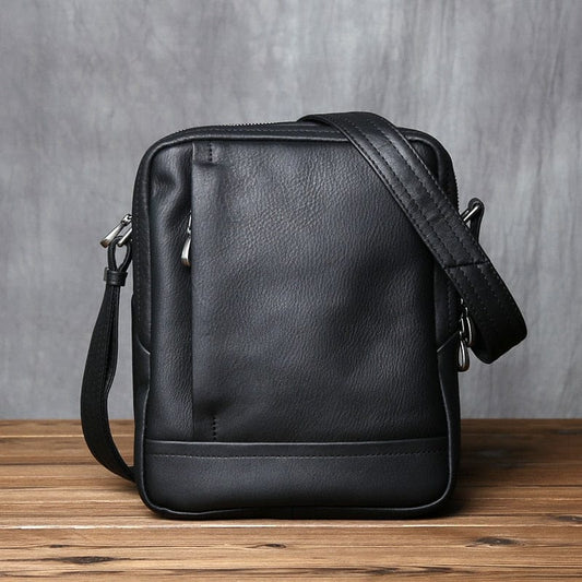 Sac Bandoulière Homme Cuir Aaron | La Casa du Cuir Noir / Cuir / Homme Sac bandoulière
