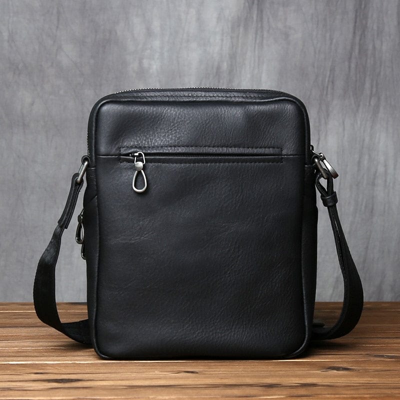 Sac Bandoulière Homme Cuir Aaron | La Casa du Cuir Noir / Cuir / Homme Sac bandoulière