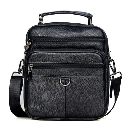 Sac Bandoulière Homme Cuir Compact Noé | Pratique & Élégant Noir Metal / Cuir / Homme Sac bandoulière