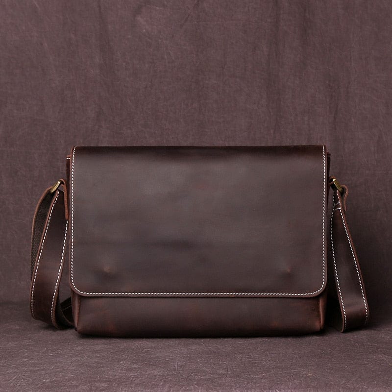 Sac Bandoulière Homme Cuir Tom | La Casa du Cuir Marron Foncé / Cuir / Homme Sac bandoulière