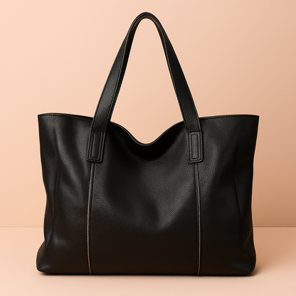 Sac Cabas Cuir Souple Femme – Grand Format et Couleurs Tendance Noir / Cuir Véritable Sac Cuir Femme