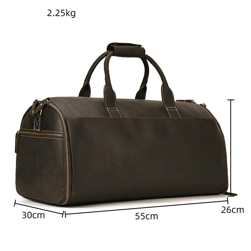 Sac de Voyage Costume Homme Cuir Gabriel | Business 48h