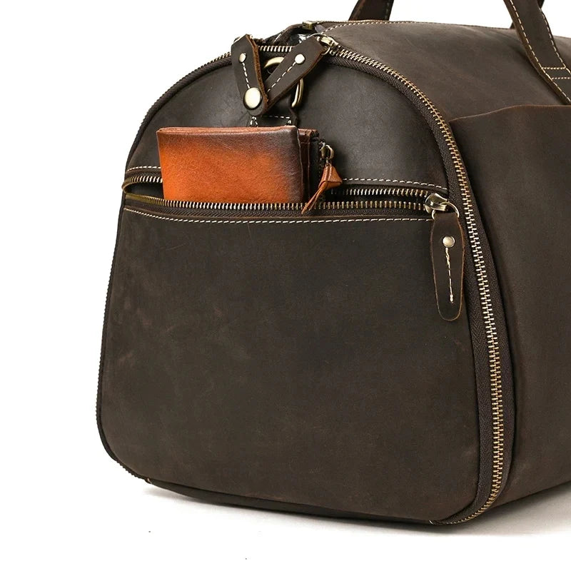Sac de Voyage Costume Homme Cuir Gabriel | Business 48h