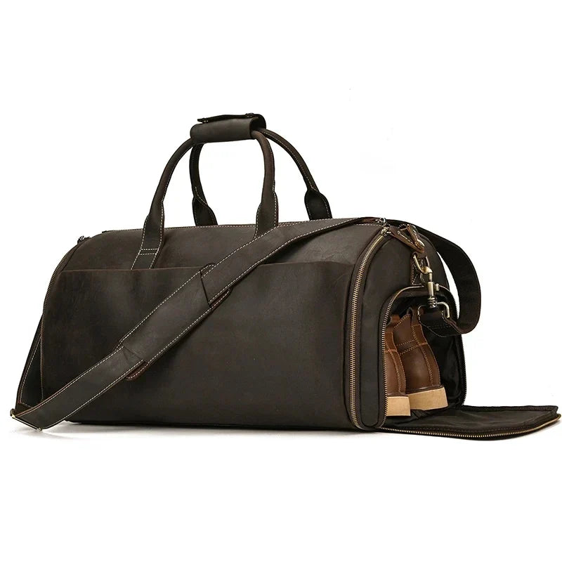 Sac de Voyage Costume Homme Cuir Gabriel | Business 48h