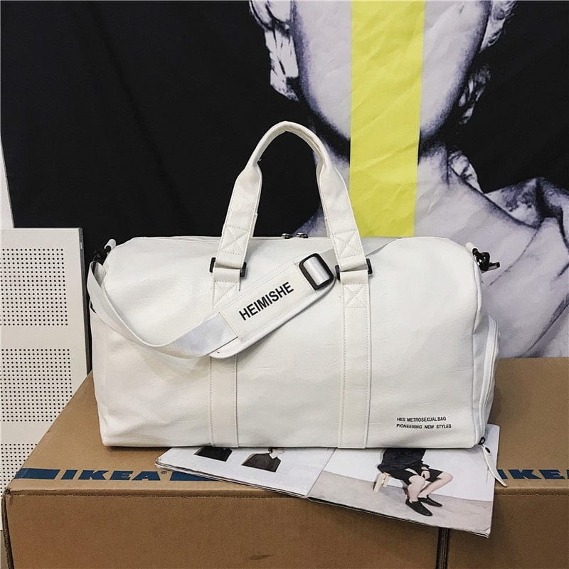 Sac de voyage Cuir Femme Clémence | La Casa du Cuir Blanc / Petit / Cuir (PU) Sac de voyage