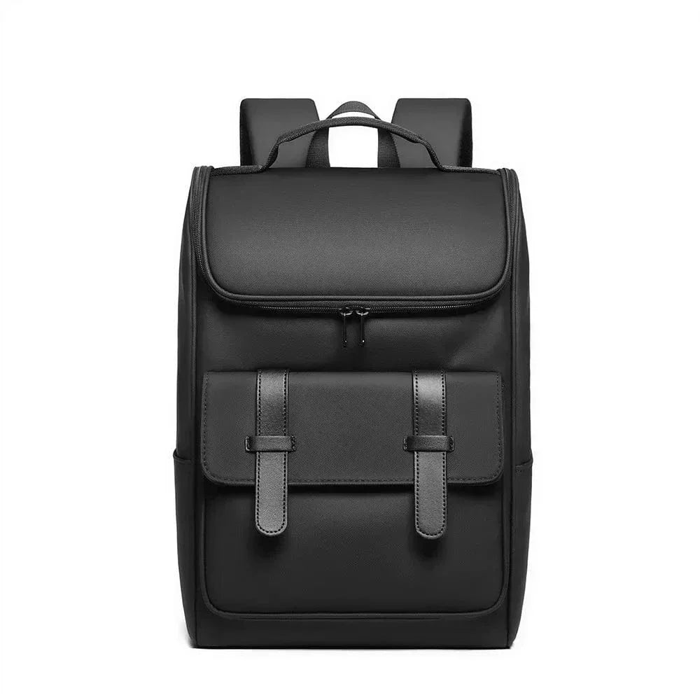 Sac Dos Collège Maxime | La Casa du Cuir Noir / 29x43x18cm