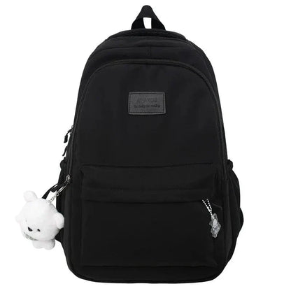 Sac Lycee Alma | La Casa du Cuir Noir / 16 Pouces / Nylon Oxford sac à dos ordinateur