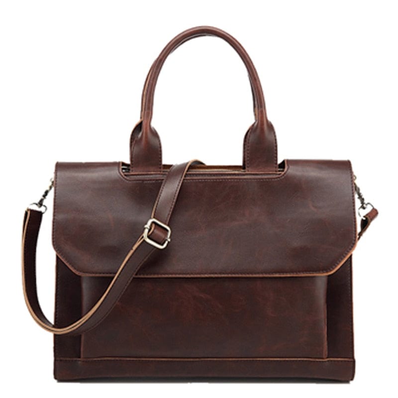 Sac Ordinateur Femme Cuir Anaïs | La Casa du Cuir Marron / Cuir PU / Femme Sac Ordinateur