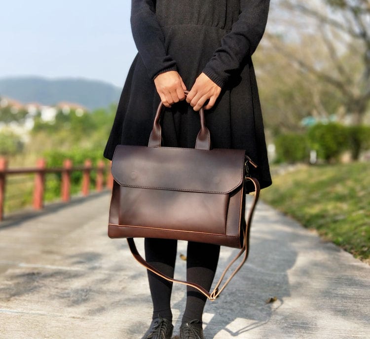 Sac Ordinateur Femme Cuir Anaïs | La Casa du Cuir Sac Ordinateur