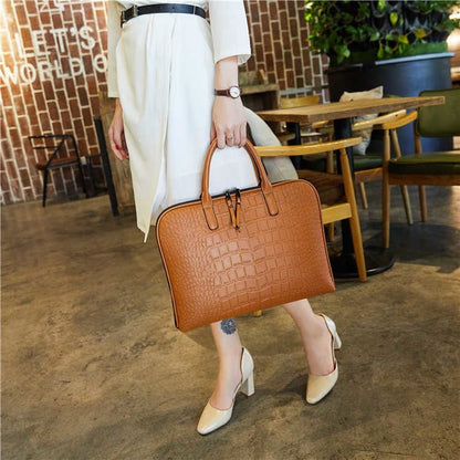 Sac Ordinateur Femme Cuir Lyna – Style Chic & Sac pour Travailler Femme Sac Ordinateur