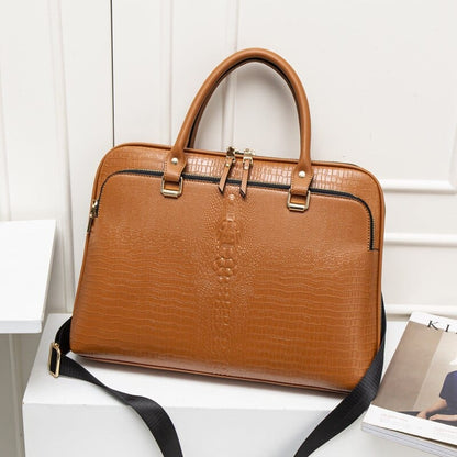 Sac Ordinateur Femme Cuir Alya | La Casa du Cuir Marron / Cuir PU / Femme Sac Ordinateur