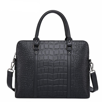 Sac Ordinateur Femme Cuir Gabrielle | La Casa du Cuir Noir / 14 Pouces / Cuir PU Sac Ordinateur