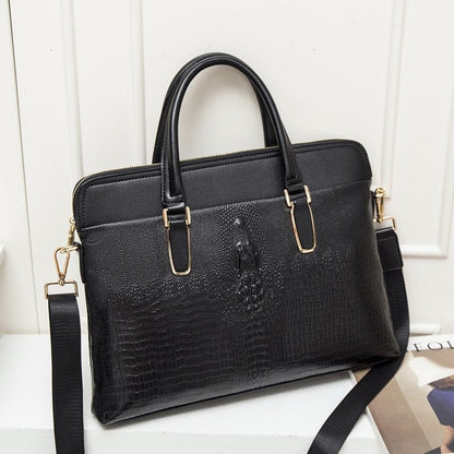 Sac Ordinateur Femme Cuir Alya | La Casa du Cuir Noir Foncé / Cuir PU / Femme Sac Ordinateur