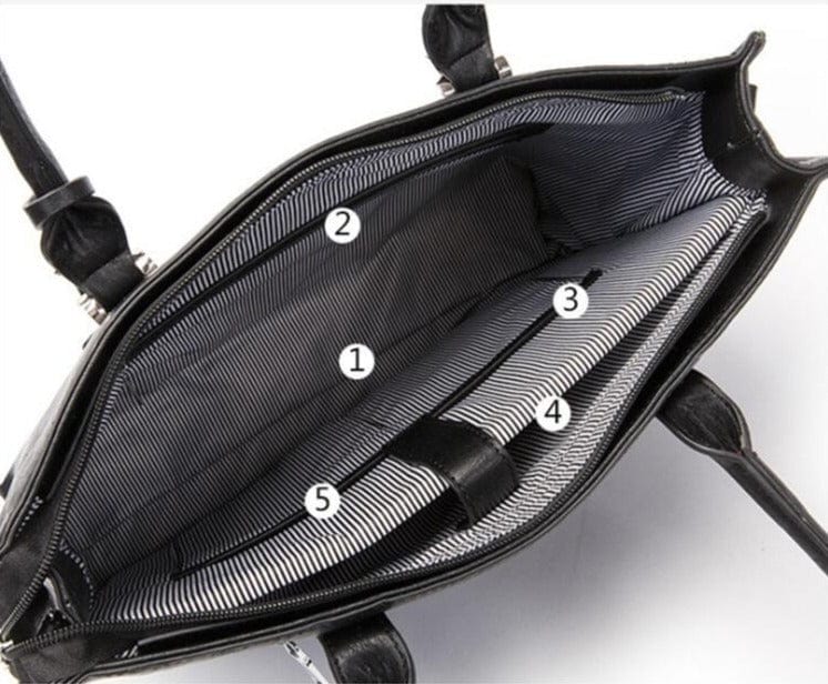 Sac Ordinateur Femme Cuir Mathilde | La Casa du Cuir Vert / Cuir PU / Femme Sac Ordinateur
