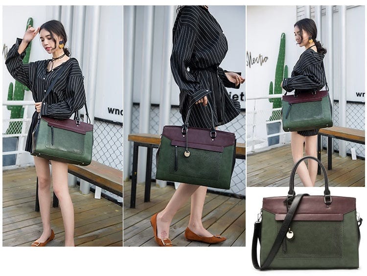 Sac Ordinateur Femme Cuir Mathilde | La Casa du Cuir Vert / Cuir PU / Femme Sac Ordinateur