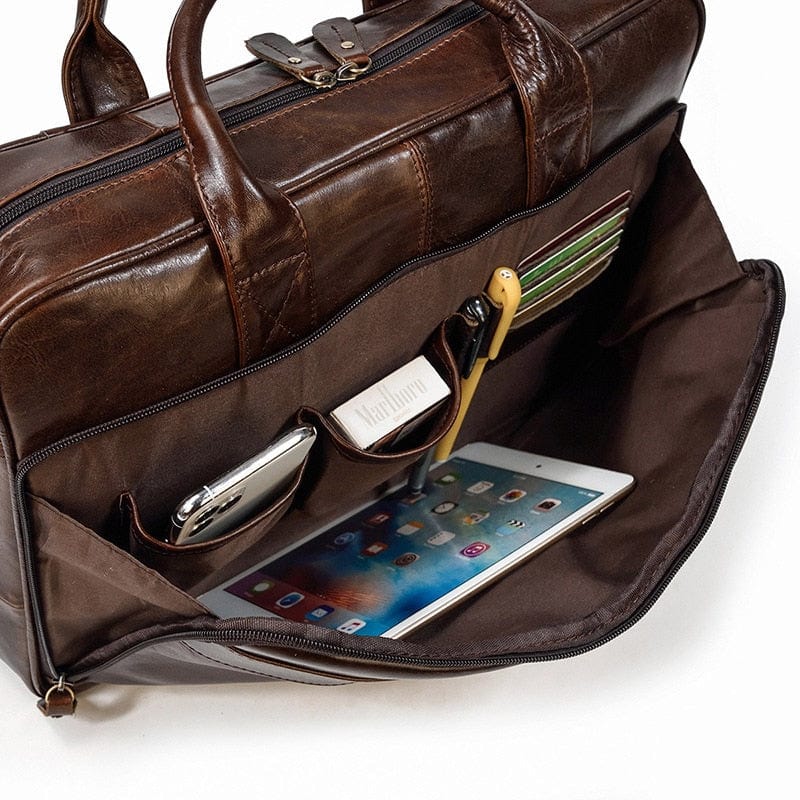 Cartable Cuir Homme | La Casa du Cuir Sac Ordinateur