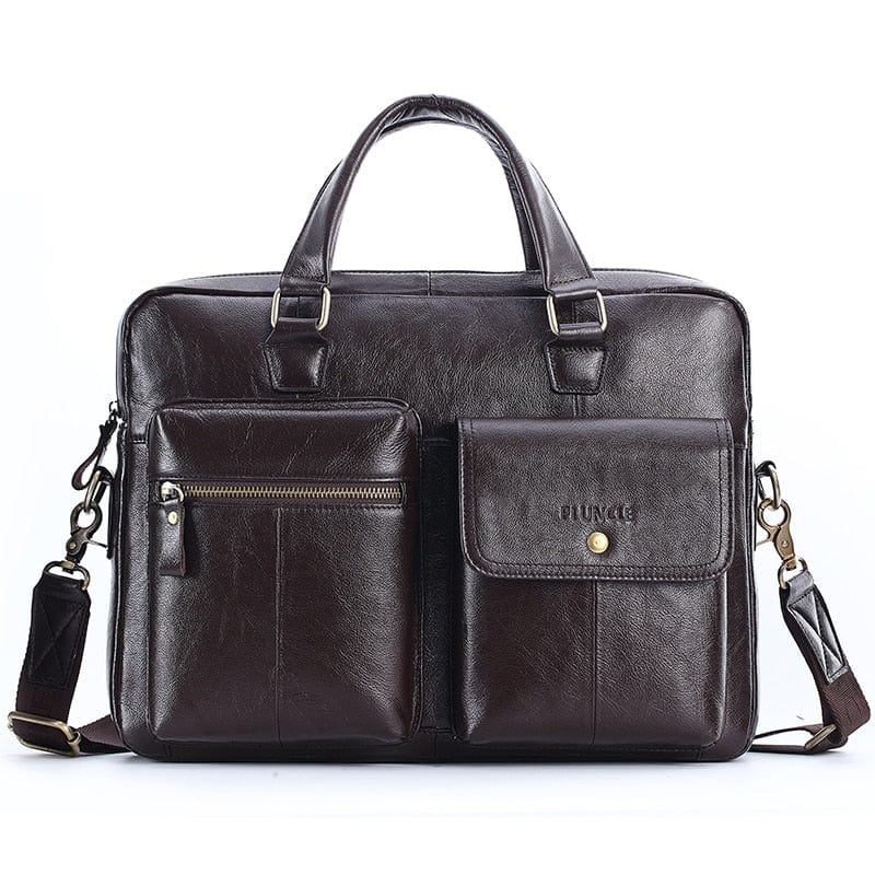 Sac Ordinateur Homme Cuir Charly | La Casa du Cuir Café / Cuir / Homme Sac Ordinateur
