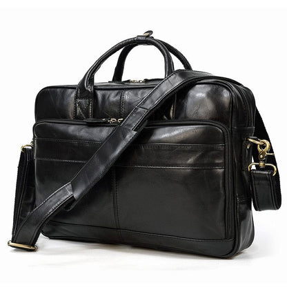 Cartable Cuir Homme | La Casa du Cuir Noir / Cuir / Homme Sac Ordinateur