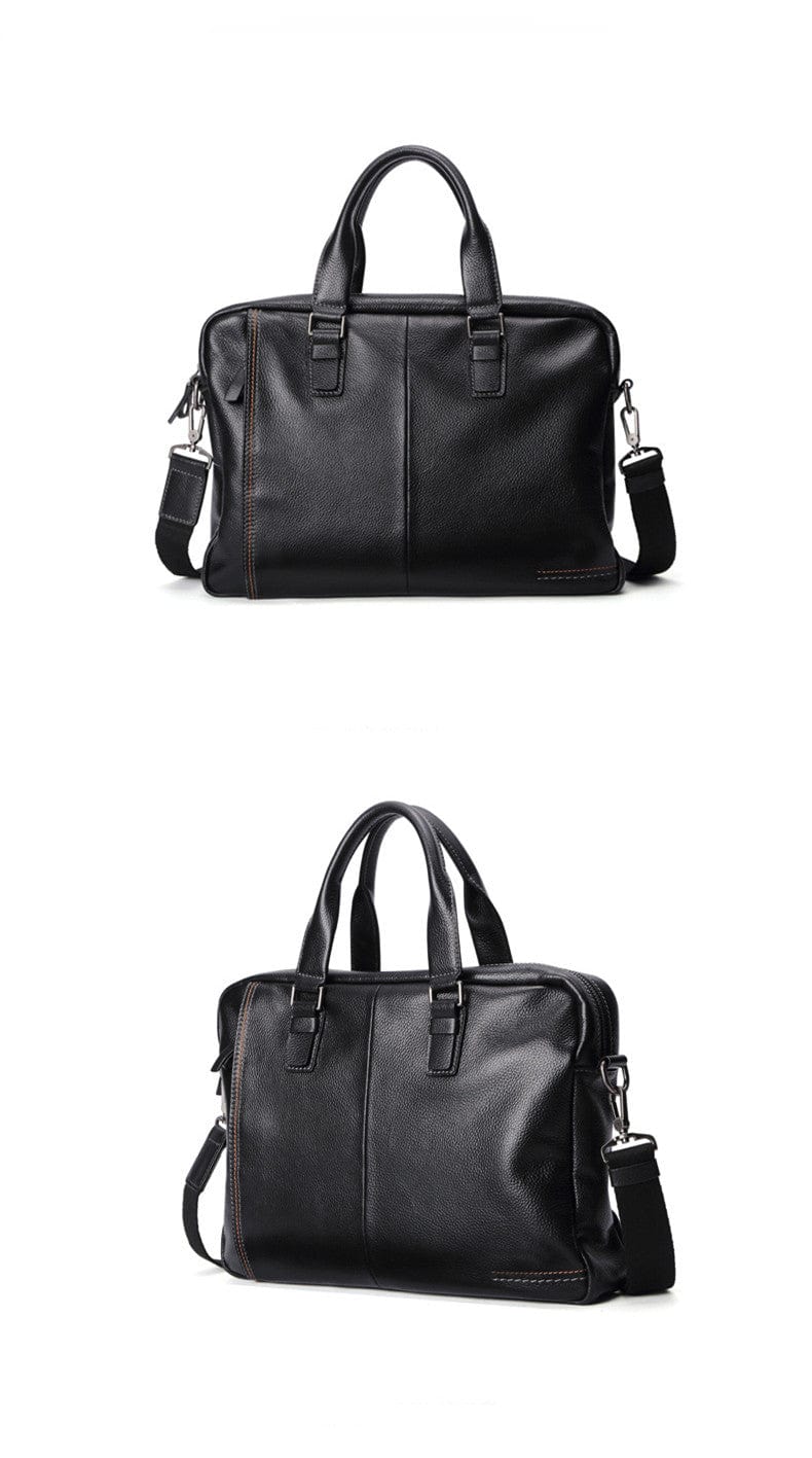 Sac Ordinateur Homme Cuir Noam | La Casa du Cuir Noir / Cuir / Homme Sac Ordinateur