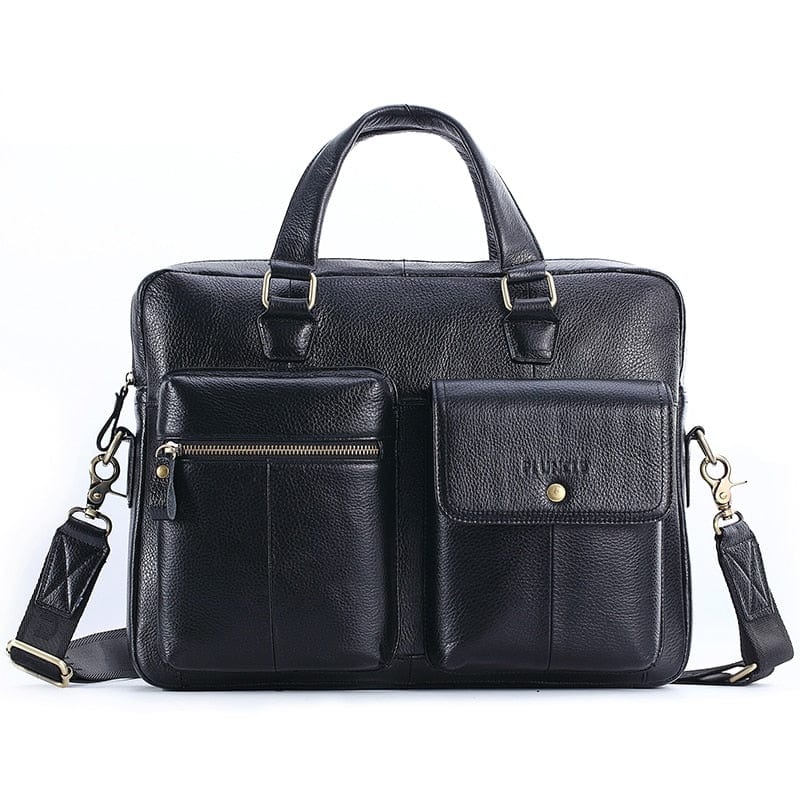 Sac Ordinateur Homme Cuir Charly | La Casa du Cuir Noir / Cuir / Homme Sac Ordinateur
