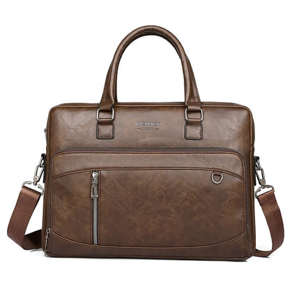 Sac pour Travailler Femme – Marie | Élégance & Organisation Café / Cuir Vegan Sac Ordinateur