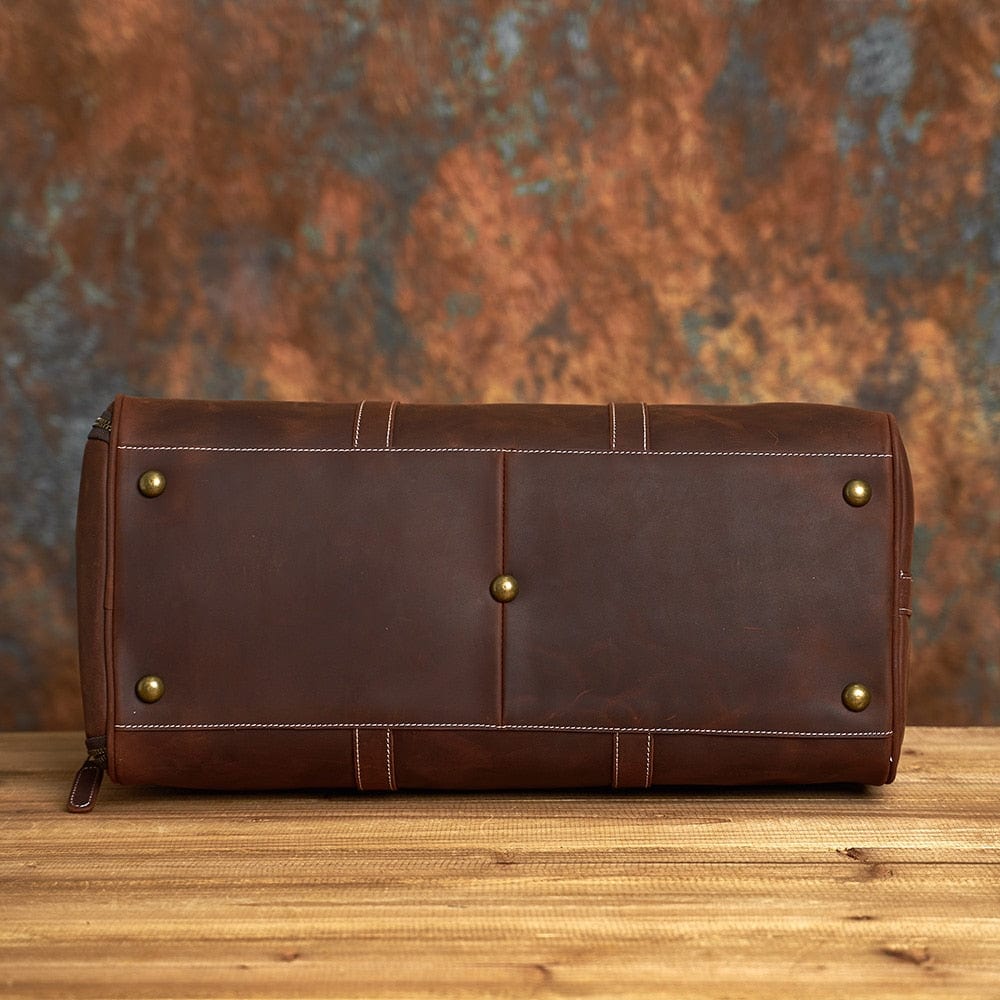 Sac de Voyage Homme Cuir Vintage Lenny | Escapade Élégante Sac de voyage