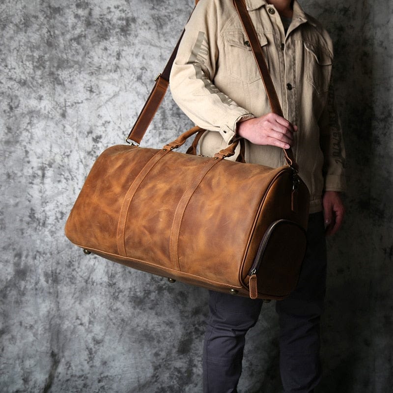 Sac de Voyage Homme Cuir Alexandre | Luxe Discret Sac de voyage
