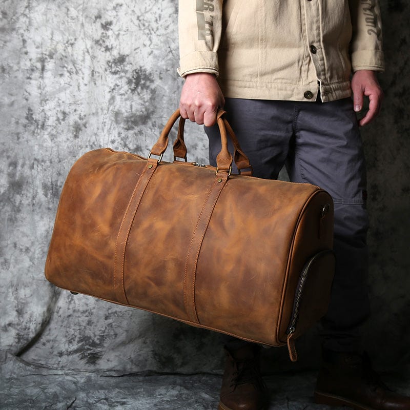 Sac de Voyage Homme Cuir Alexandre | Luxe Discret Sac de voyage