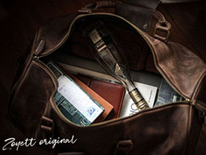 Sac de Voyage Homme Cuir Vintage Kaïs | Format Week-end Sac de voyage
