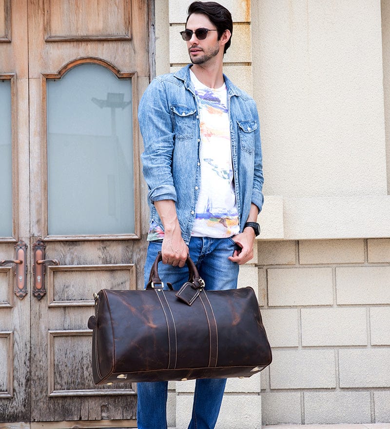 Sac de Voyage Homme Cuir Evan | Business Structuré Sac de voyage