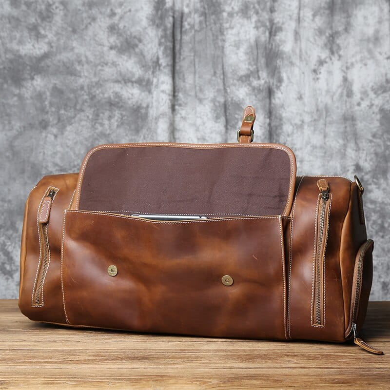 Grand Sac de Voyage Homme Cuir Camille | Grande Capacité Sac de voyage