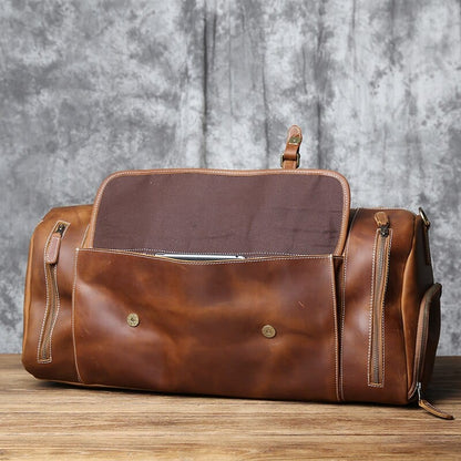 Grand Sac de Voyage Homme Cuir Camille | Grande Capacité Sac de voyage