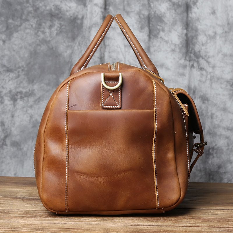 Grand Sac de Voyage Homme Cuir Camille | Grande Capacité Sac de voyage