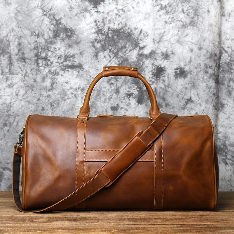 Sac de Voyage Homme Cuir Côme | Luxe Accessible Marron / Cuir Sac de voyage