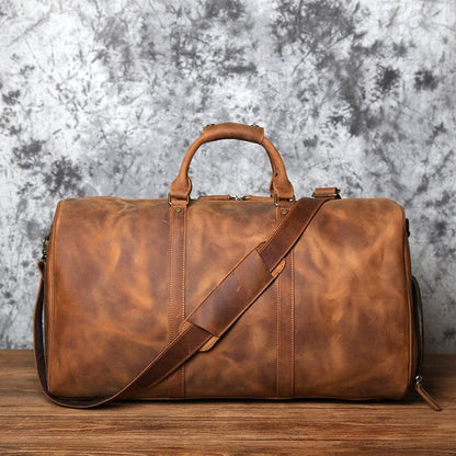 Sac de Voyage Homme Cuir Alexandre | Luxe Discret Sac de voyage