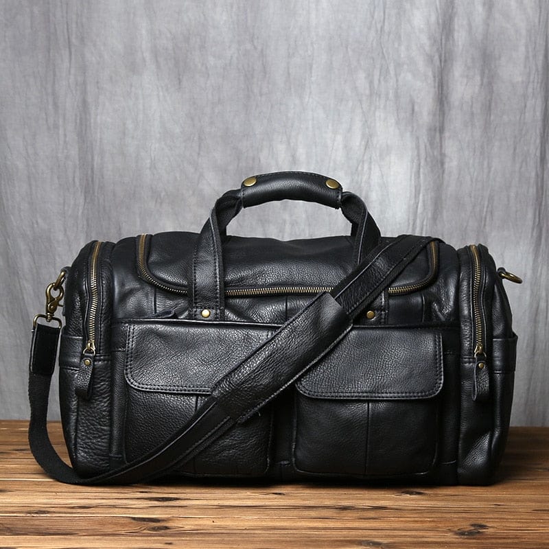 Sac Voyage Homme Cuir Owen | La Casa du Cuir Noir / Cuir / Homme Sac de voyage