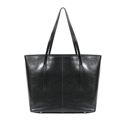 Sac Cabas Ordinateur | La Casa du Cuir Noir / Cuir Véritable Sac Cabas